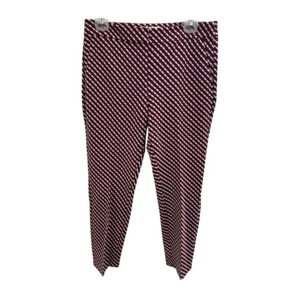Boden Women's Size 10 Geometric Print Ankle Pants Multicolor Casual